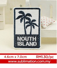 077 Embroidery Sticker